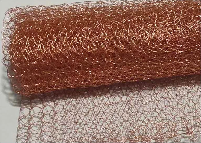 Copper Knitted Wire Mesh for Distilling Column Packing